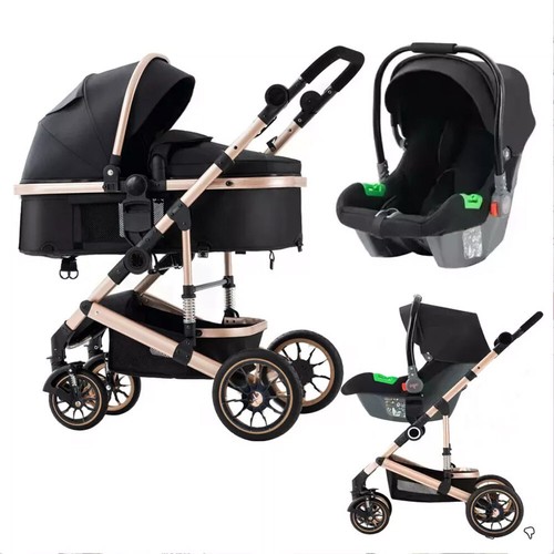 Newborn Baby Pram Car Seat Pushchair Travel System Buggy Stroller carrycot New - Picture 15 of 29