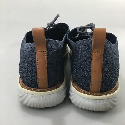 Cole Haan 13 M Grandevolution Stitchlite Blue Knit Oxford 