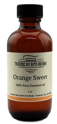 Sweet Orange Essential Oil 4 oz, 100% pure, Uncut. Soap making- aromatherapy
