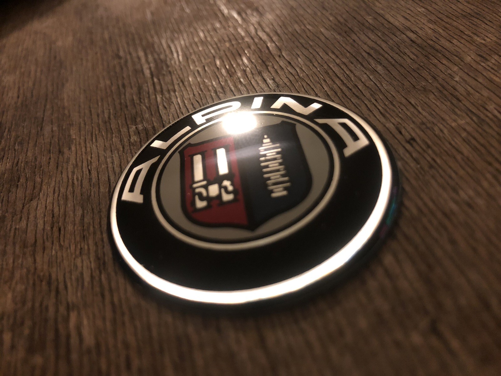 Bmw Alpina steering wheel airbag badge Sticker 45mm OEM Quality