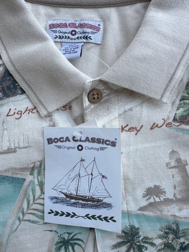 Vintage Boca Classics Florida Lighthouses Shirt - XXLT - New with Tags - Picture 3 of 6