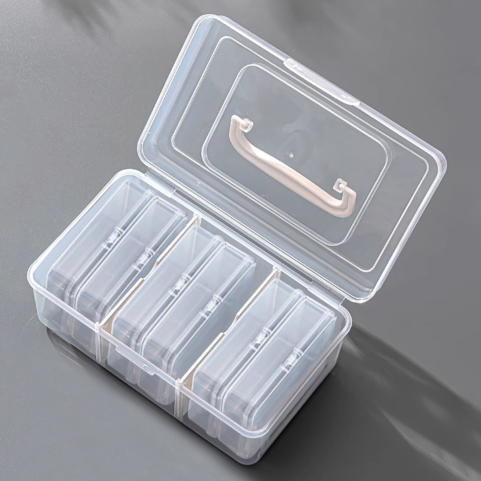 US Clear Plastic Trading Cards Storage Box Baseball Cards Holder ...