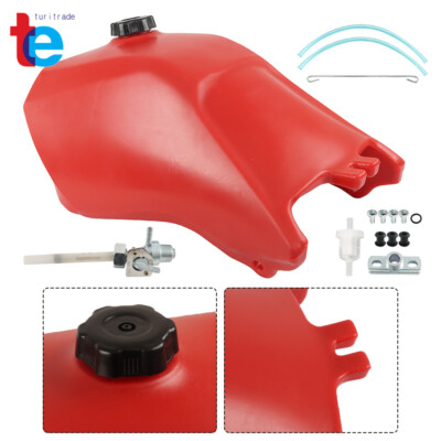 Fuel Tank w/ Cap and Fuel Petcock For Honda FourTrax 300 TRX300