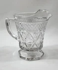 Vintage Imperial Glass Cape Cod Pint 6" Footed Milk Pitcher