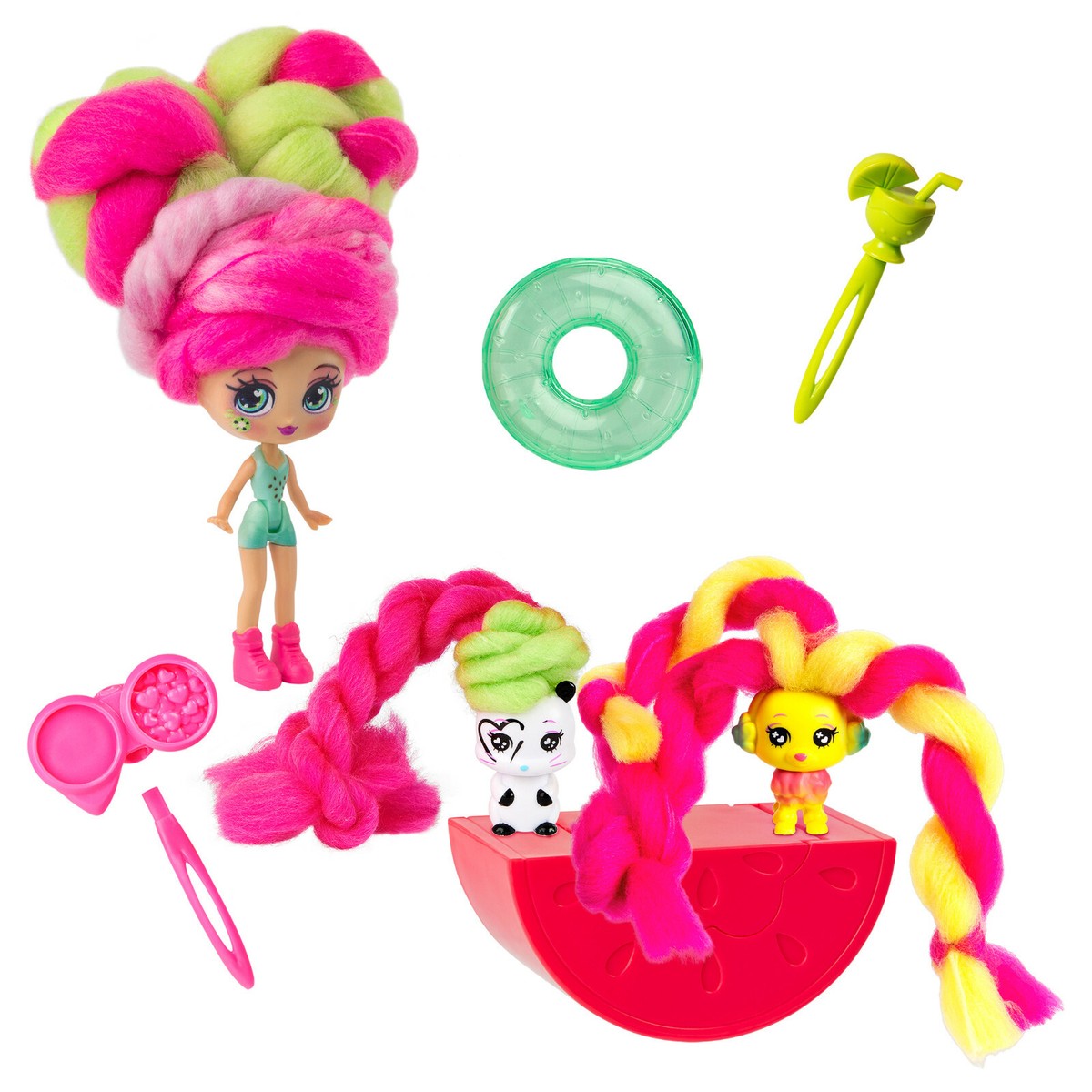 Candylocks 3 Pack - Kiwi Kimmi Twist 3-inch Scented Collectible