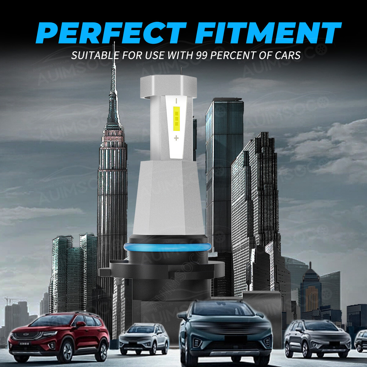 SET For Toyota Camry 2007 2008 20092014 LED Headlight Fog Light Bulbs