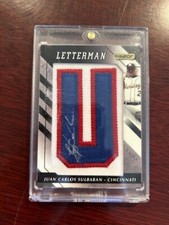 Juan Carlos Sulbaran Certified Autograph Signature Jersey Card #12/20