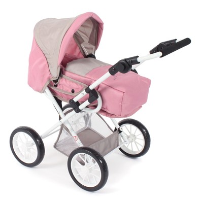Bayer Chic 2000 Kombi-Puppenwagen Kinderwagen LENI Bärchen TOP