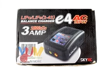 SkyRC e4AC Input 20W Lipo/Life (2-4S) Battery Balance Charger 3 Amp New