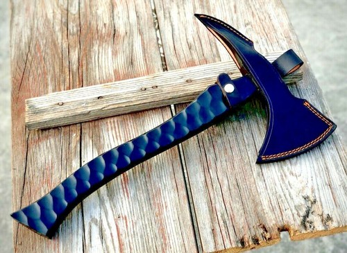 Tomahawk Hecho a Mano Personalizado, Hacha Barbuda Vikinga, Mejor Regalo de Cumpleaños para él - Imagen 3 de 6