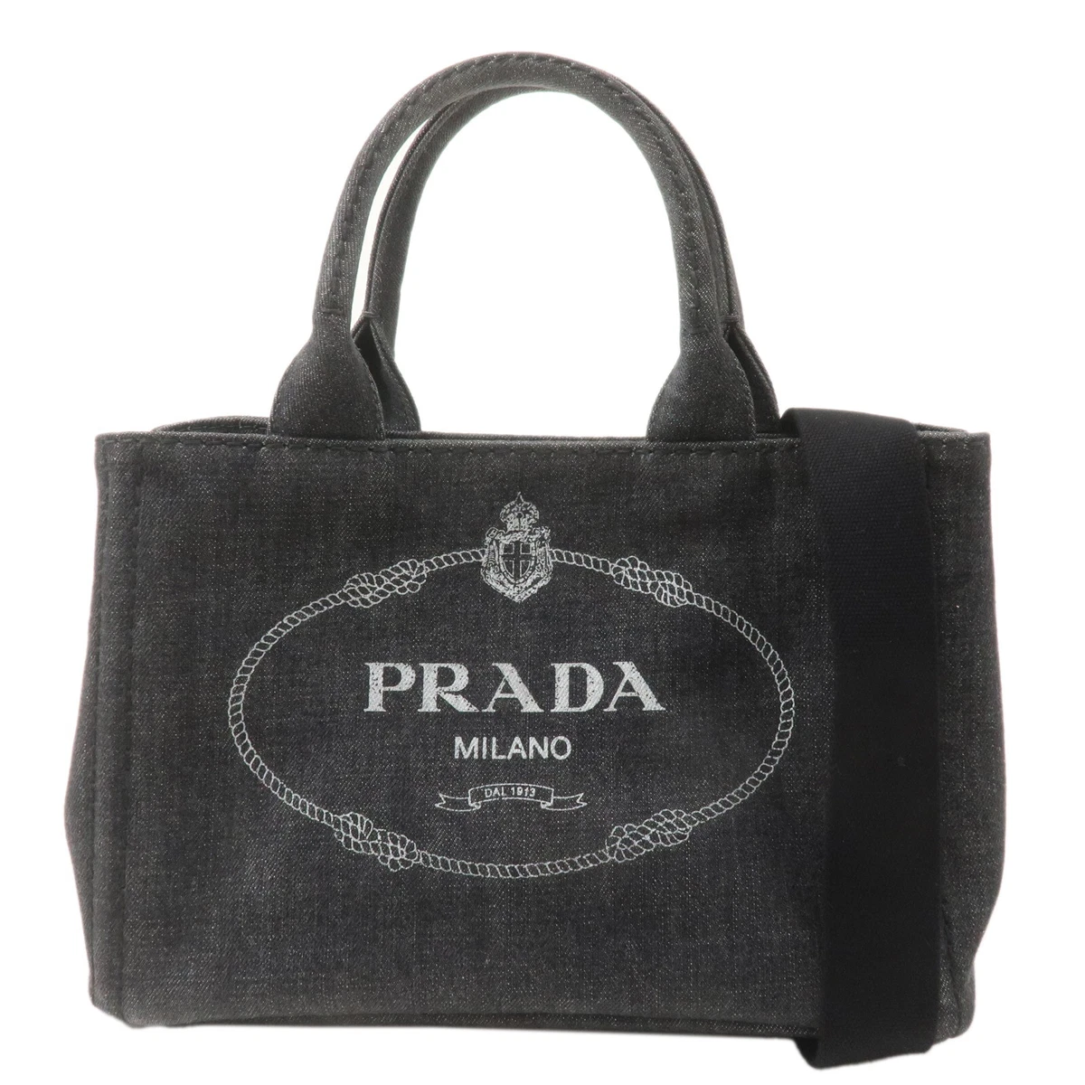麻婆豆腐PRADA カナパ ブラック トートバッグ PRADA Canapa Black Bags & Handbags for Women for sale | eBay