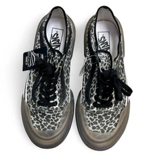 Vans Old Skool DX Modular Dots Tapered Mesh Animal Print Sneaker Men 8 Women 9.5
