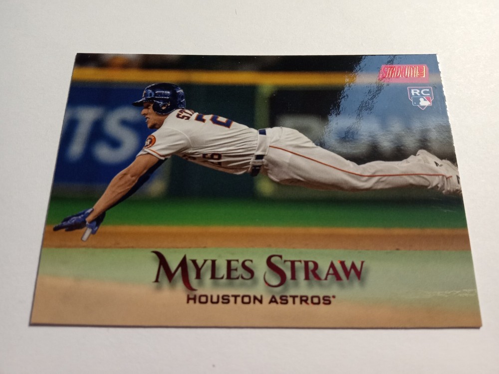 2019 Stadium Club Red Foil #140 Myles Straw