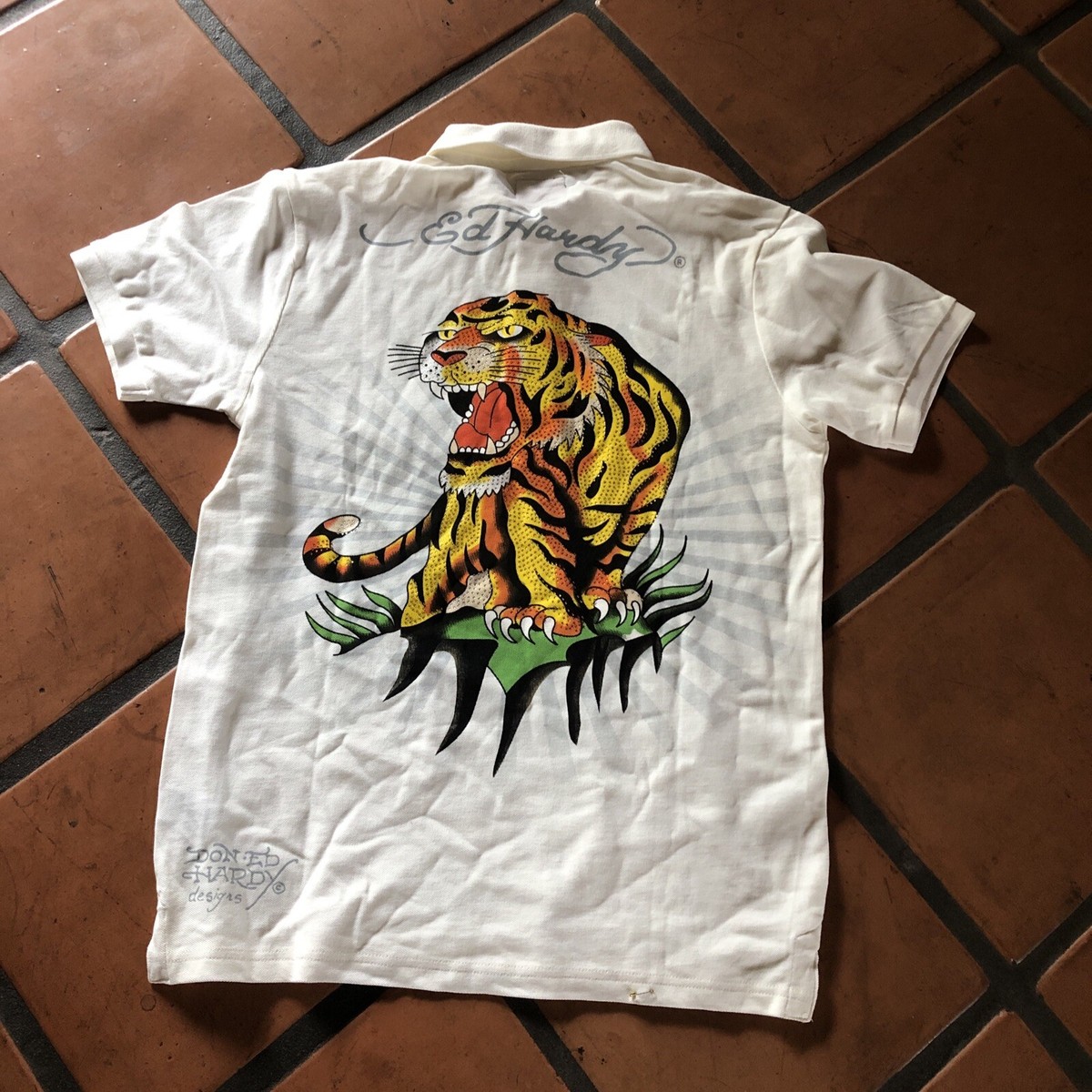 Playera Ed Hardy Tigre ED HARDY BY CHRISTIAN AUDIGIER VINTAGE POLO