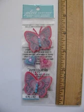 Jolee's by You Dimensional Stickers BUTTERFLIES w/Hearts NIP 