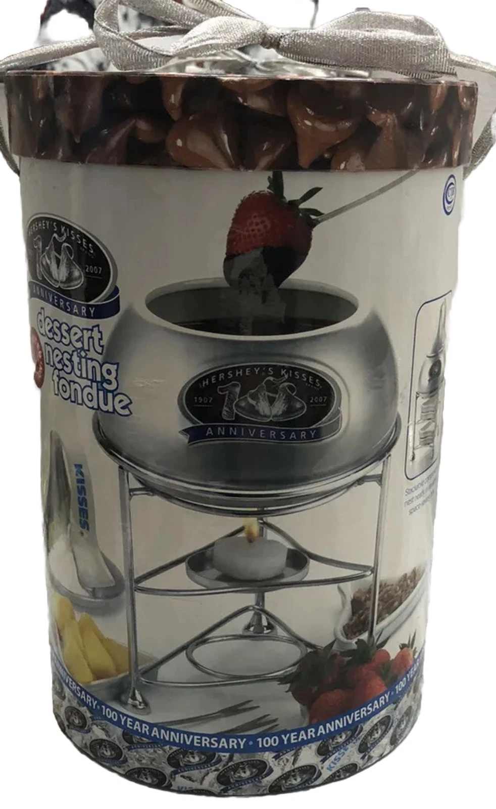 Hershey's Kisses 2007 - 100th Anniversary Edition Fondue Nesting Gift Set.