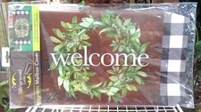 Briarwood Lane FARMHOUSE WREATH Magnetic Mailbox Cover SEALED