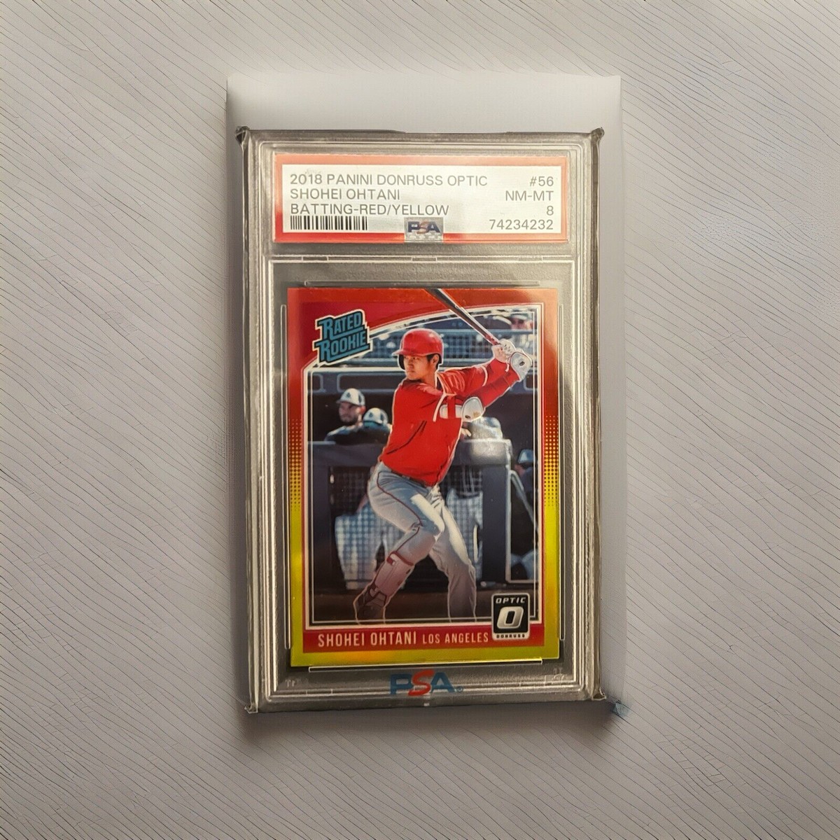 2018 Panini Donruss Optic - Rated Rookie Red and Yellow #56