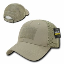 Men's Tactical Operators Baseball Cap Mesh Back Khaki Low Crown Sturdy Cap Hat