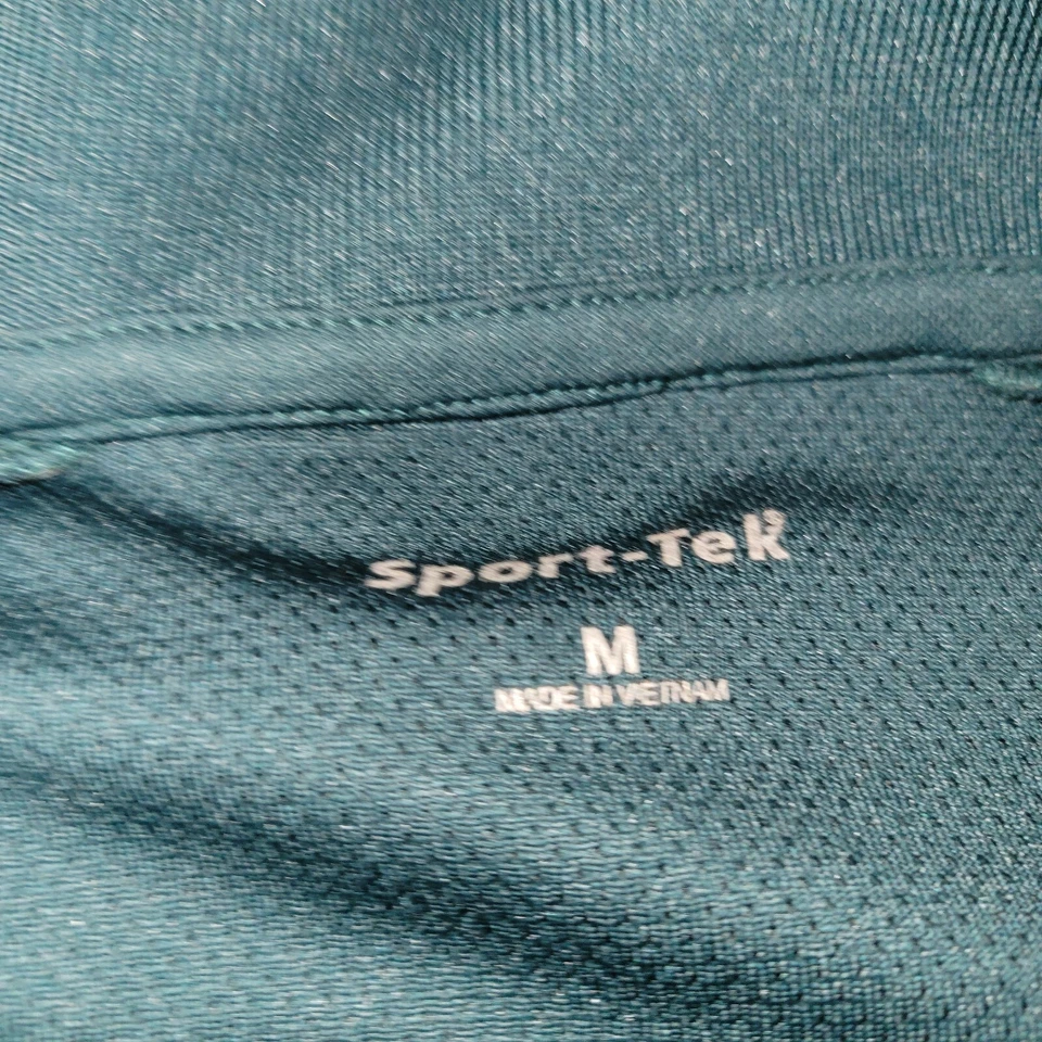 Camisa polo de golf Sport Tek verde con botones THE MISQUAMICUT CLUB mediana M Watch Hill Foto 3 de 4