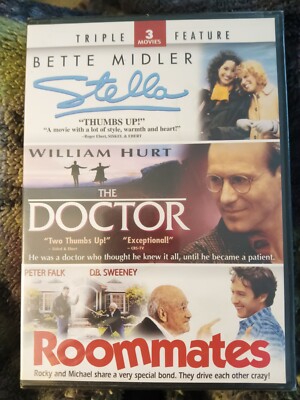 Stella + the Doctor + Roommates DVD Triple Feature William Hurt RARE OOP