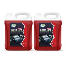 Red Antifreeze Coolant for Car 2x5L – Concentrated Anti freeze  OAT -36 °C