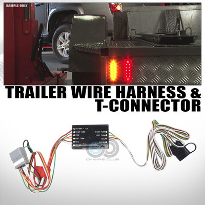 Fits 04-07 Highlander Trailer Tow Hitch 4-Way Output Custom Wiring T