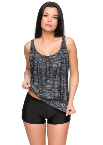 G) FIGURUMSPIELENDER DAMEN OVERSIZE TANKINI BIKINISLIP ODER HOTPANTS GR 38-66 - Bild 7 von 27