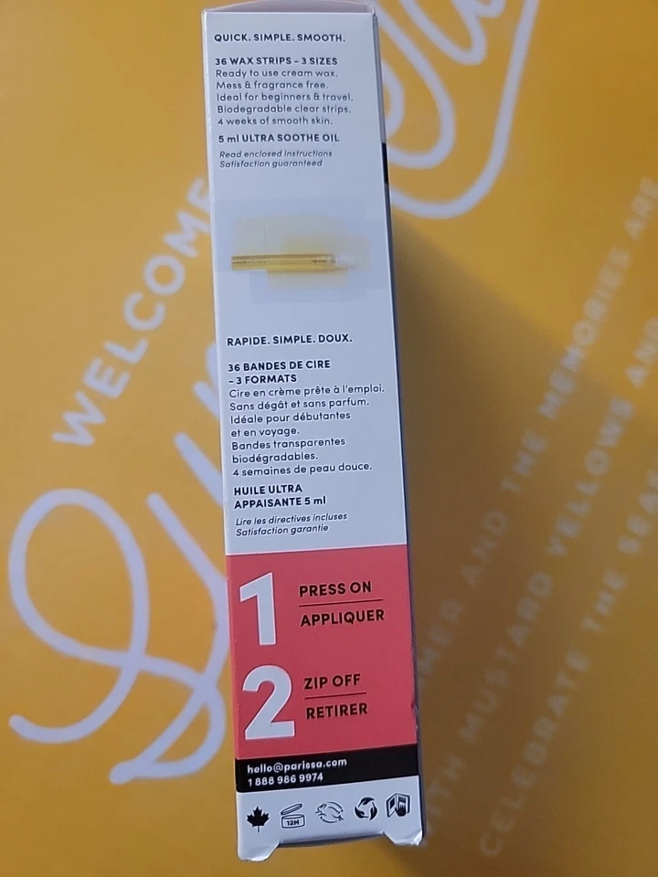 Tiras de cera para bikini y axilas Parissa, 36 tiras - NUEVO Foto 3 de 4