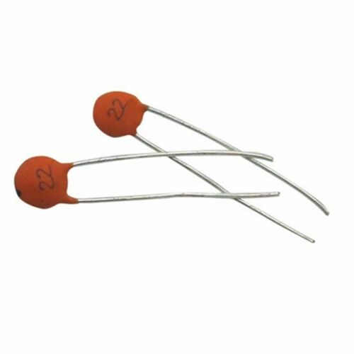 Ceramic Disc Capacitors 50V 1,3,5,10,15,22,33,39,47,56,68,75,82,100,150,180 pF - Picture 2 of 4