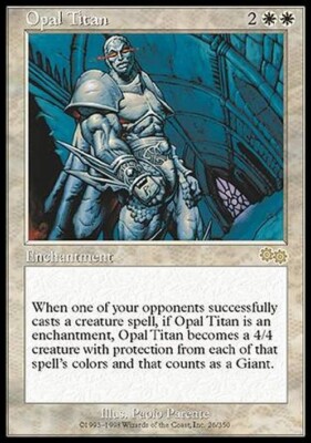 Opal Titan ~ Urza's Saga [ Excellent ] [ Magic MTG ]