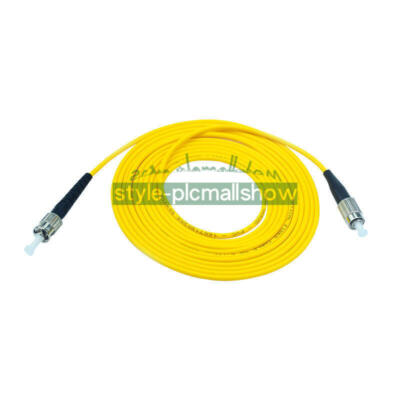 2pcs 15M FC to ST SM Simplex 9/125 3.0mm Fiber Optic Patch Cord Jumper Cable NEW
