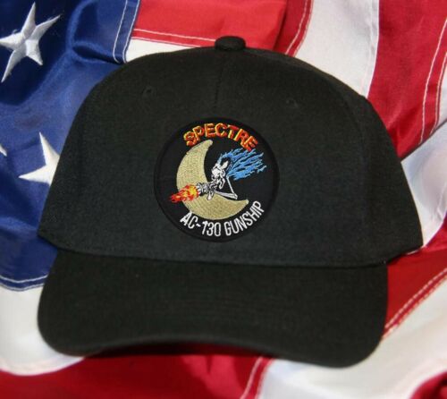 USAF SPECTRE AC-130 CAÑONERO SOMBRERO PARCHE GORRA VETERINARIO DIRIGIDO VETERANO DE ALTO VUELO - Imagen 26 de 29