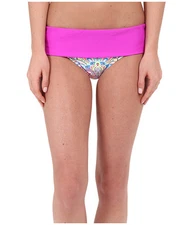 Next L8403 Printed Banded Retro Bikini Bottom Women's Size M