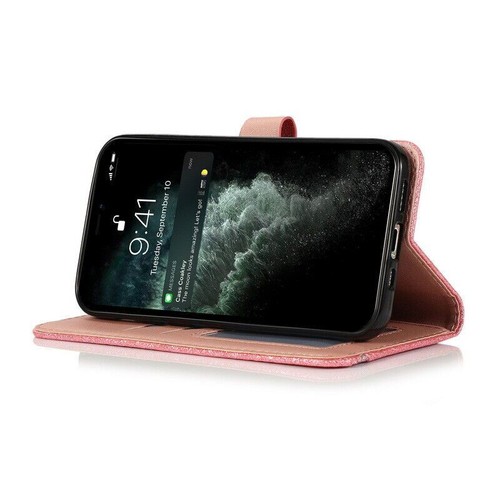 Glitter Love Diamond Wallet Phone Case For iPhone 16 15 14 13 12 11 Pro Max 7 8 - 第 2/22 張圖片