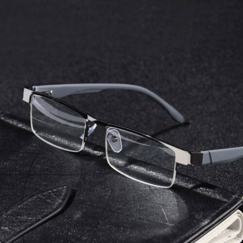 Für Herren Lesebrille Federscharniere Leser Halbrandlose Brille +1,0 ~ 4,0 - Bild 3 von 13