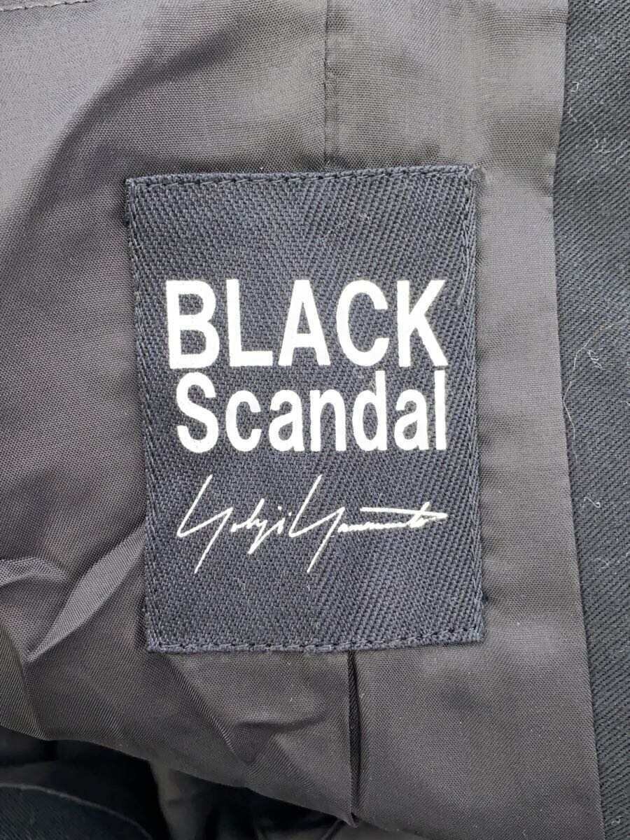 Black Scandal Yohji Yamamoto Court/3/Cotton/Black/Plain/Hn Black Scandal Yohji Yamamoto Court/3/Cotton/Black/Plain/Hn