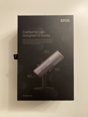 EPOS B20 Streaming Mikrofon Gaming USB Microphone mit Tischständer PC/MAC/PS