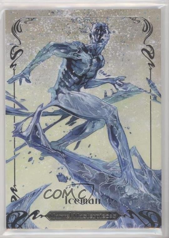 2018 Upper Deck Marvel Masterpieces Level 2 97/1499 Iceman #55 9hi
