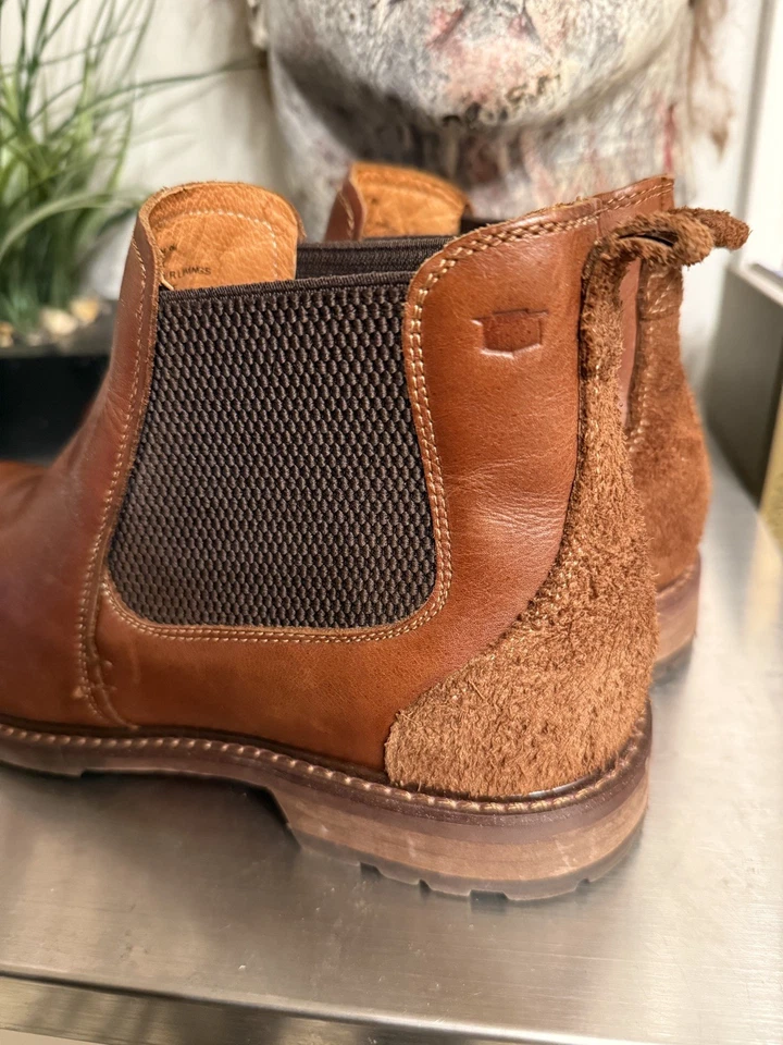 Bota para Hombres Florsheim Chalet Punta Lisa Chelsea Marrón Coñac Talla 9 Ortopédica Foto 4 de 4