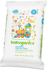 Toy and Table Wipes, 25 Ct, Quick  Convenient