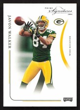 2004 Playoff Prime Signatures Javon Walker #/999 SN #38 Card