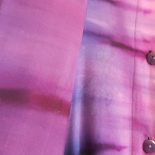 LOUD - Size M (10/12) Hand-Dyed and Handmade Purple Sleeveless Summer Dress - Picture 5 of 8