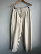 La Redoute Collections Beige Cigarette Trousers UK 10 New