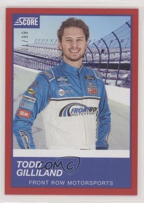 2020 Panini Chronicles Score Red 1/99 Todd Gilliland #14 1u6