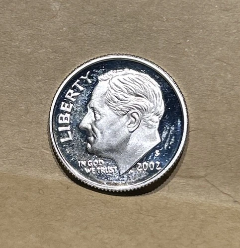 2002 S Silver Proof Roosevelt Dime - 90% Silver