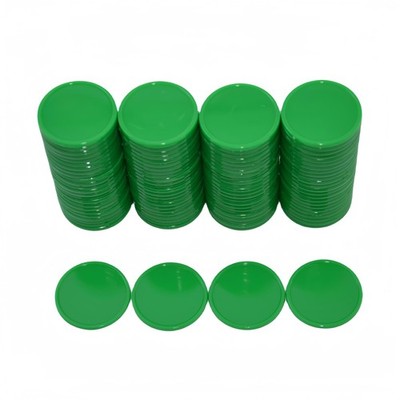 100 Stück 25 mm/2,5 cm blickdichtem Kunststoff lernen Zählen Marken Poker Chi...