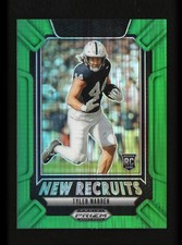 2025 Panini Prizm Draft Picks - New Recruits Tyler Warren #13 Green Prizm (RC)