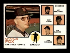 1973 Topps #252 Charlie Fox MG NMMT X3587820