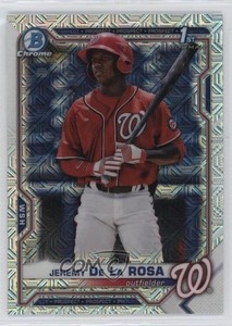 2021 Bowman Chrome Prospects Mega Box Mojo Refractor Jeremy De La Rosa #BCP-25